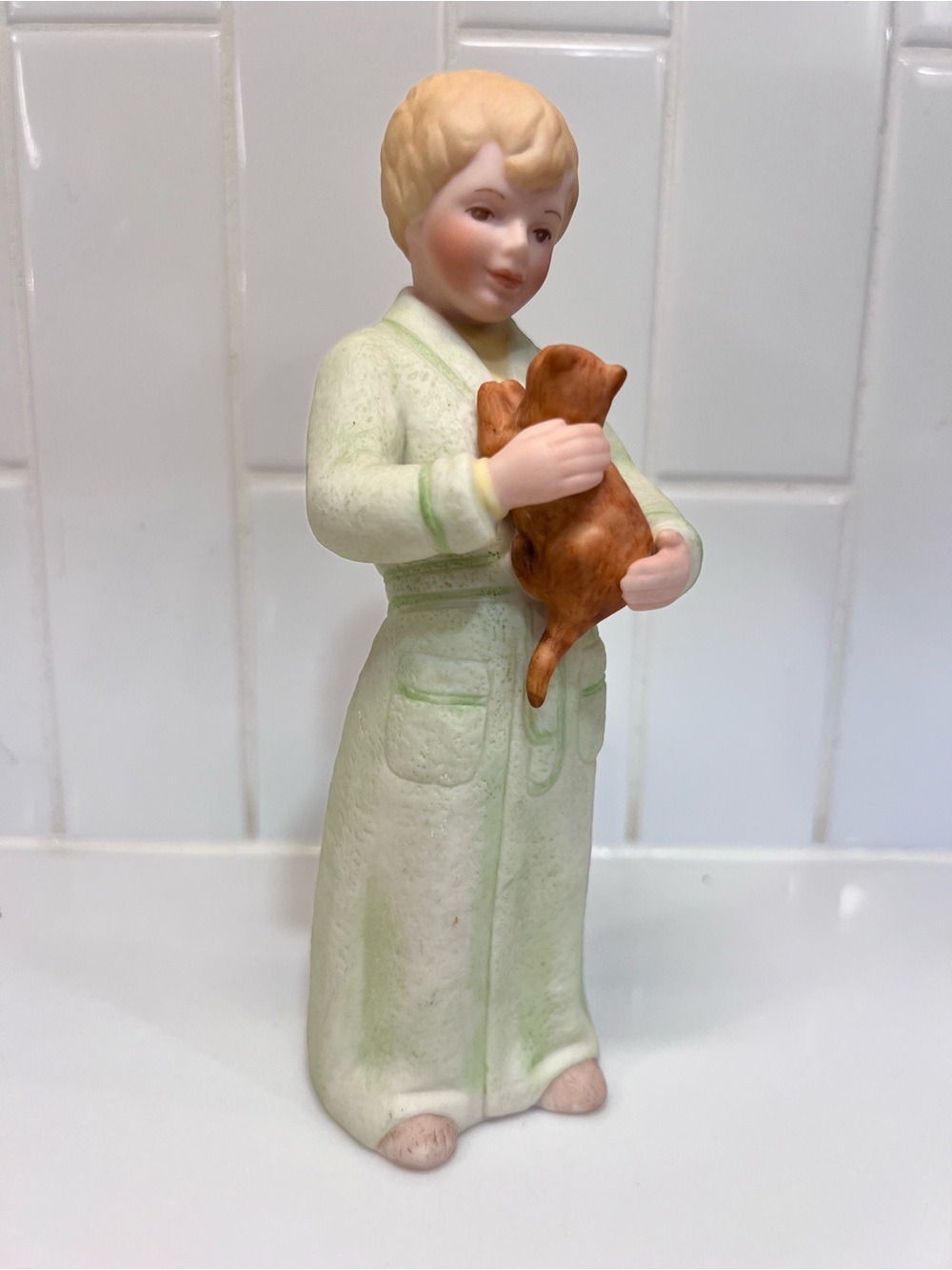 Vintage Goebel Collectors Club Janice Spencer Rise-and-Shine Porcelain Figurine